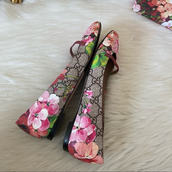 Gucci Bloom Mary Jane  Ballerina Flat - Picture 8 of 16